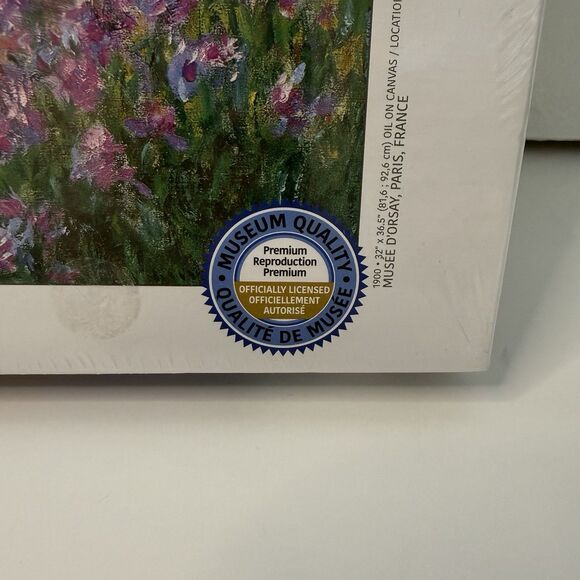 NEW Eurographics Fine Art Claude Monet “Monet’s Garden “ 1000 Pc Puzzle Sealed - Picture 4 of 6